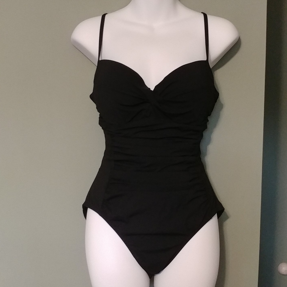 Assets by Spanx black swimsuit